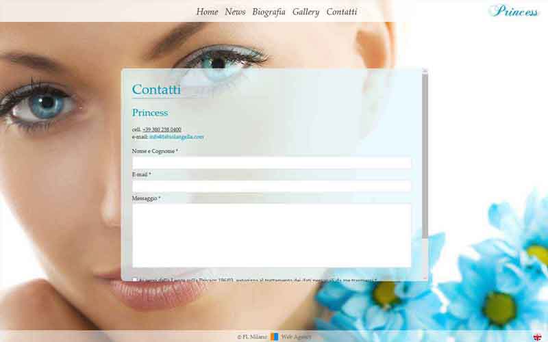 Sito web fullscreen